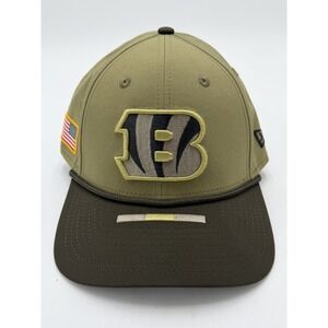 Cincinnati Bengals New Era 2025 Salute to Service 39Thirty Fitted Hat Cap M/L